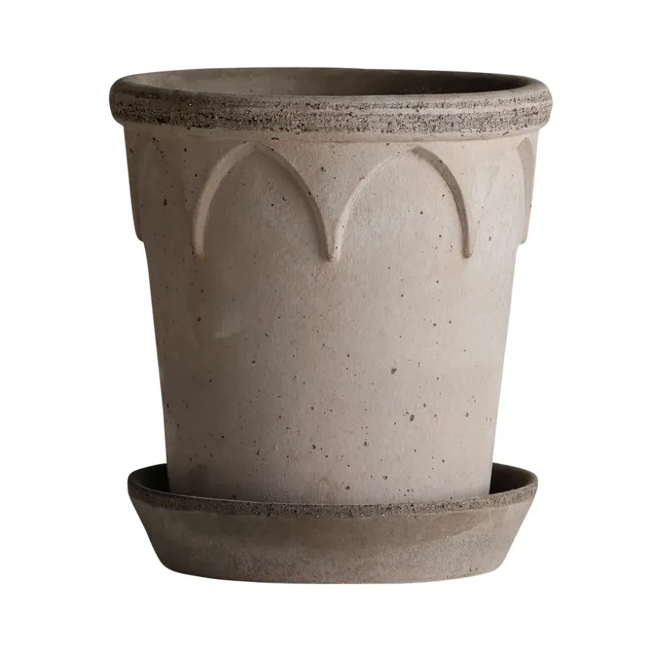Pot Elizabeth Ø16 cm, Grey