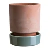 Pot Hoff, Ø16 cm, Raw Rosa-Misty Blue