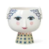 Pot sur pied Eva Ø21 cm, Bleu