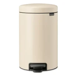 Poubelle à pédale New Icon 12 litres, Soft beige