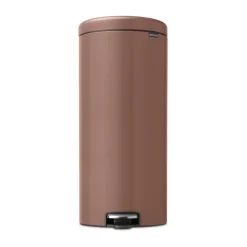 Poubelle à pédale New Icon 30 litres, Satin Taupe