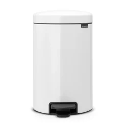 Poubelle à pédale New Icon 12 litres, blanc