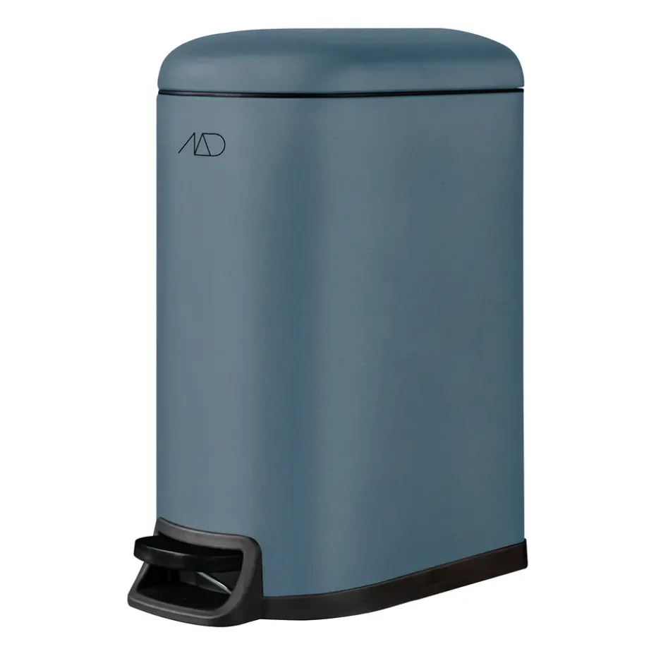 Poubelle à pédale Walther 10 liter, Stone blue