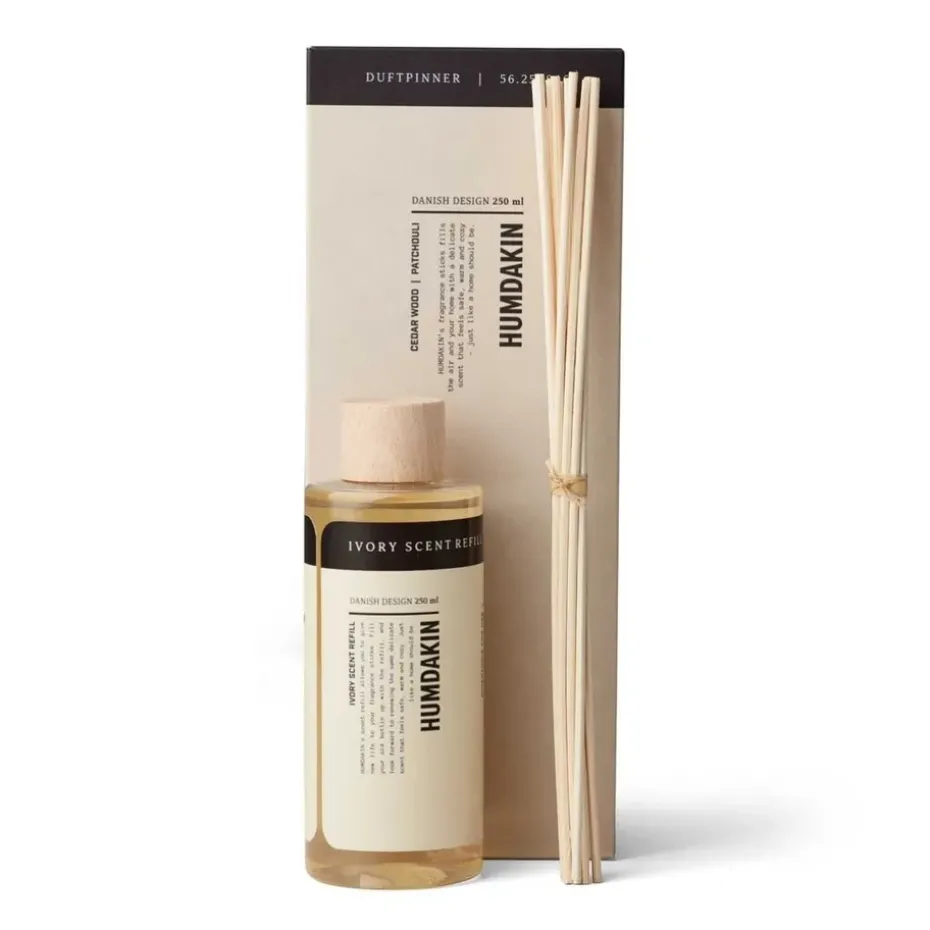 Recharge pour bâtonnets parfumés Humdakin 250 ml, Ivory