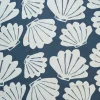 Rideau Snäcka 145x250, Bleu