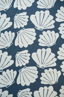 Rideau Snäcka 145x250, Bleu