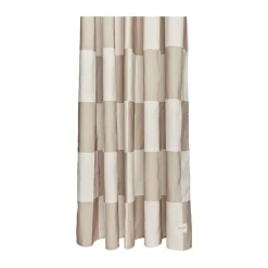 Rideau de douche Chess 180x200 cm, Clay-offwhite