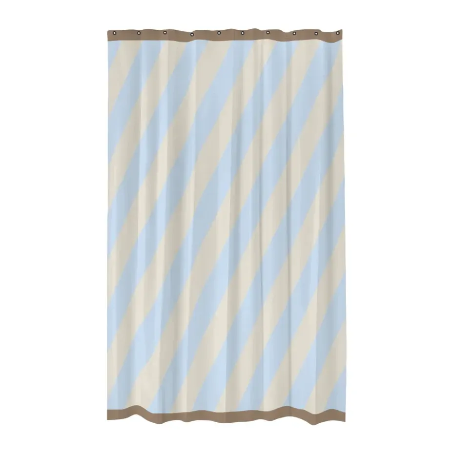 Rideau de douche Diagonal 150x200 cm, Light blue