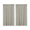 Rideaux Mirja 130x275 cm Lot de 2, Gris