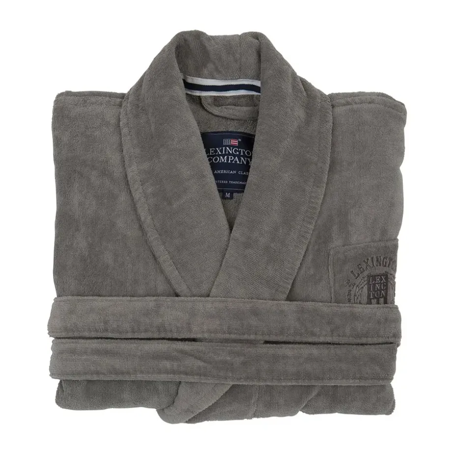Robe de chambre Hotel Velour L, Gray