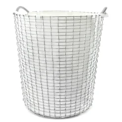Sac pour panier à linge Korbo, blanc 80 L