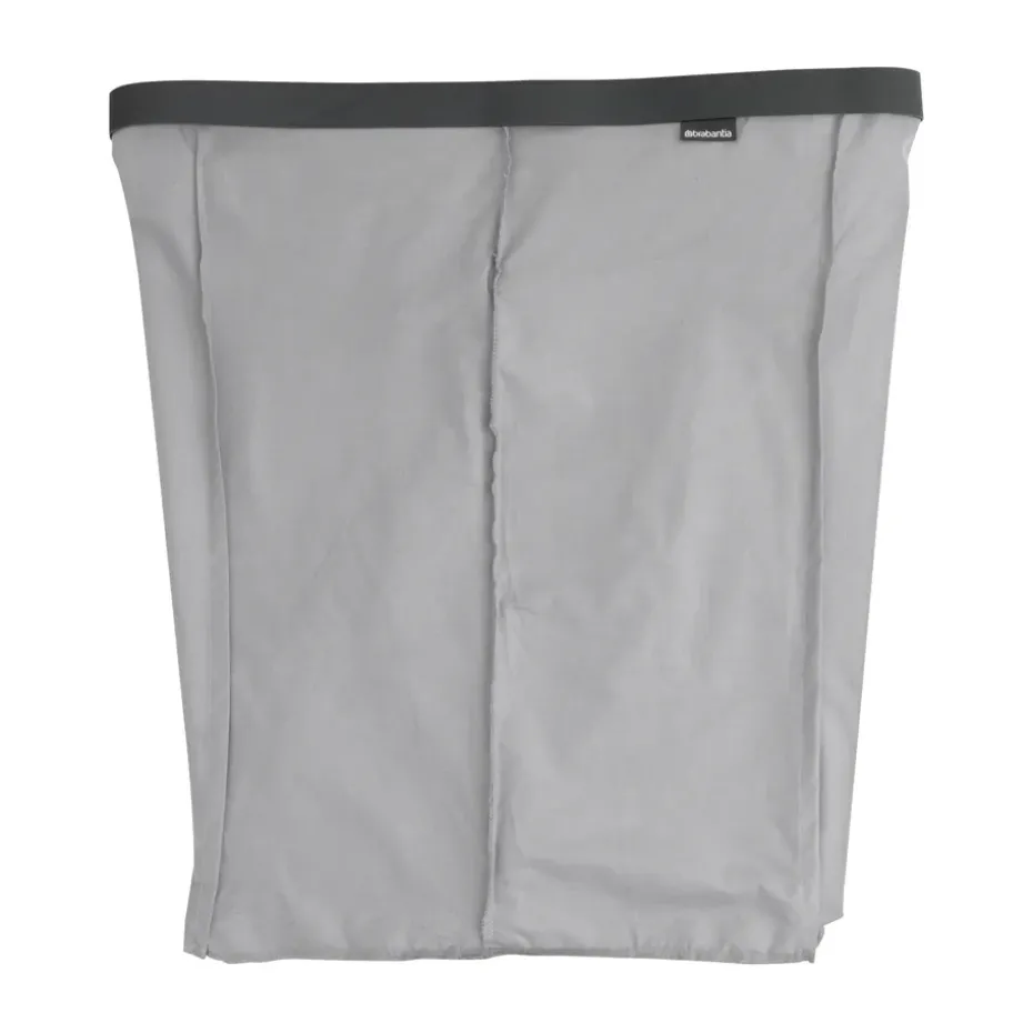 Sac intérieur pour panier à linge Bo 2x45 L, Gris