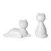 Salière & poivrier Chat, Blanc