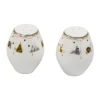 Salière & poivrière Julemorgen Story, 2 pièces, Blanc
