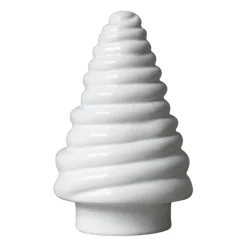 Sapin décoratif Curl tree 13 cm, Shiny white