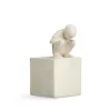 Sculpture avec message Character, The curious one