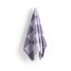 Serviette Check 50x90 cm, Lavender