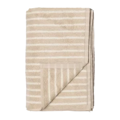 Serviette de bain Drift 70x140 cm, Beige-blanc