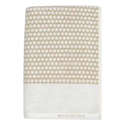 Serviette de bain Grid 70x140 cm, Sable-blanc cassé