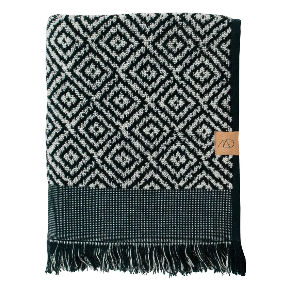 Serviette Morocco 70x135 cm, Black-white