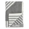 Serviette Stripes 50x70 cm , Gris