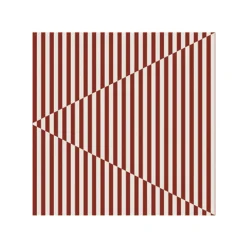 Serviette Broken Lines 33x33 cm 20-pack, Berry-white