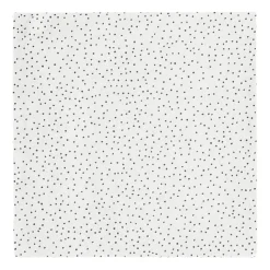 Serviette de table Grain 33x33 cm lot de 20, blanc-noir
