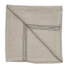 Serviette en lin Livia 45x45 cm, Beige