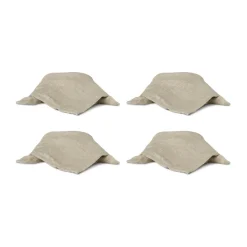 Serviette en lin Mandela 40x40 cm, Beige