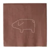 Serviette en papier Swedish pig 33x33 cm, 20 pièces, Red