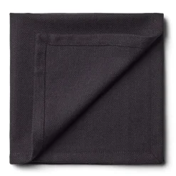 Serviette en tissu Humdakin 40x40 cm Lot de 2, Coal
