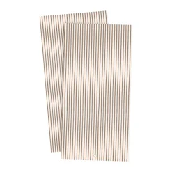 Serviette Ernst rayée 33x33 cm lot de 20, Kola-blanc