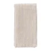 Serviette Ernst à rayures fines 40x40 cm, Beige-blanc