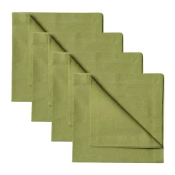Serviette Robert Lot de 4, Vert mousse