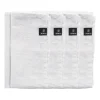 Serviette Sunshine lot de 4, blanc