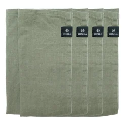 Serviette Sunshine lot de 4, Sage