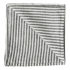 Serviette Washed linen, Grey-white