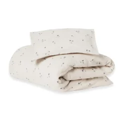 Set de lit bébé Viola Muslin, 70x80 cm/28x35 cm