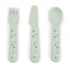 Set de couverts Happy Dots foodie 3 pièces, Vert