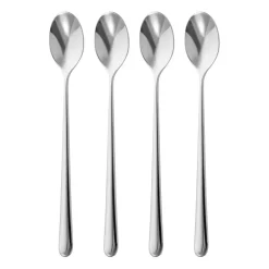 Set de 4 cuillères à café Kingham Bright, Acier inoxydable