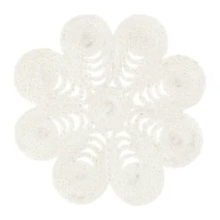 Set de Table Elin anemone Ø40 cm, White