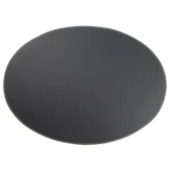 Set de table Ørskov cuir ovale, noir