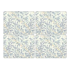 Set de table Willow Bough 30x40 cm, lot de 4, Bleu