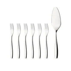 Set à gâteaux Julie 7 pièces, Acier inoxydable