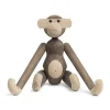 Singe en bois Kay Bojesen petit, chêne-chêne fumé