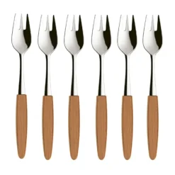 Skaugum fourchettes à dessert, Ecco Teak