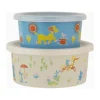 Snackbox Mumin 80 2 pièces, Beige-bleu