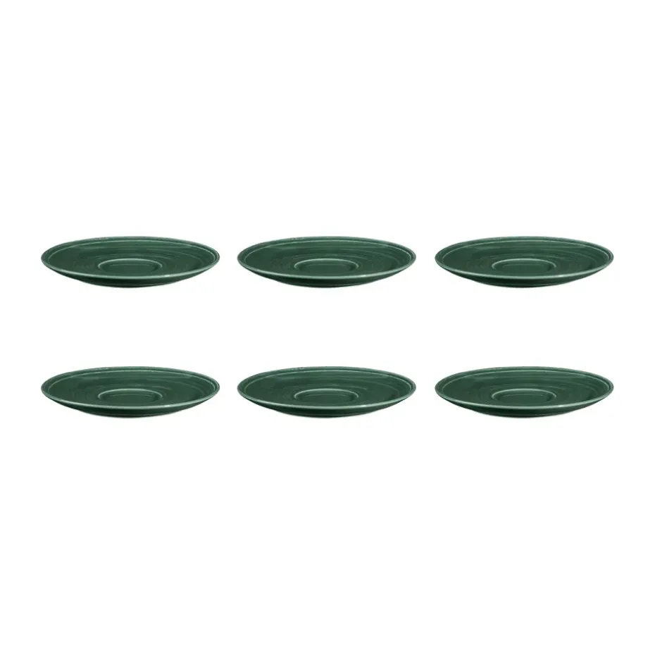 Soucoupe à café Terra Ø 16,1 cm, lot de 6, Moss Green