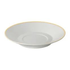 Soucoupe pour tasse à café Château Septfontaines Ø15,5 cm, Blanc-or