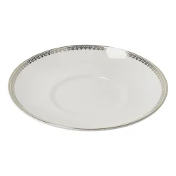 Soucoupe pour tasse à café Vera Wang Lace Gold, blanc
